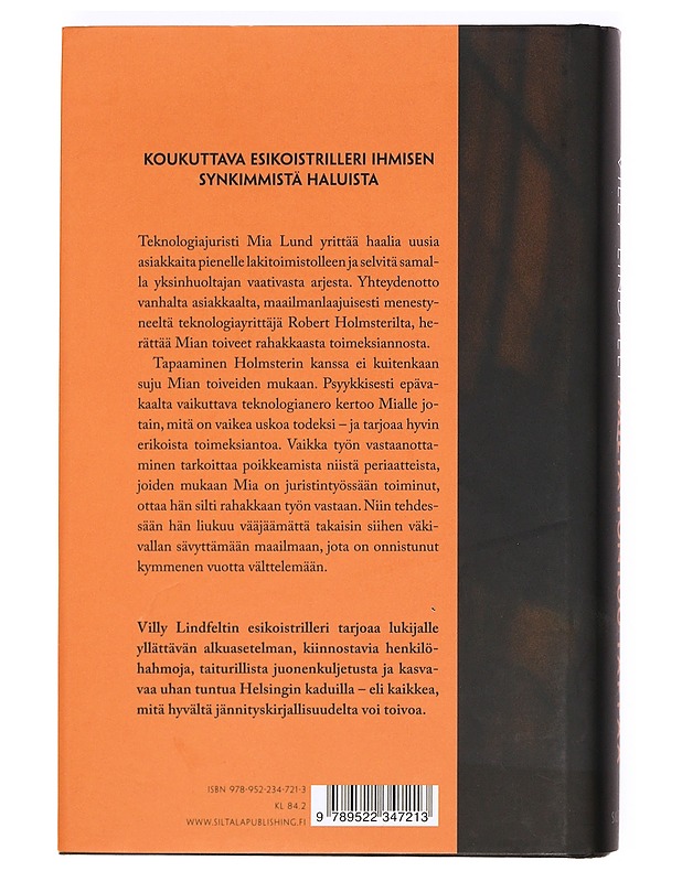 Miltä tuntuu tappaa - Villy Lindfelt - Jännitys ja dekkarit - 10105372246 - 1