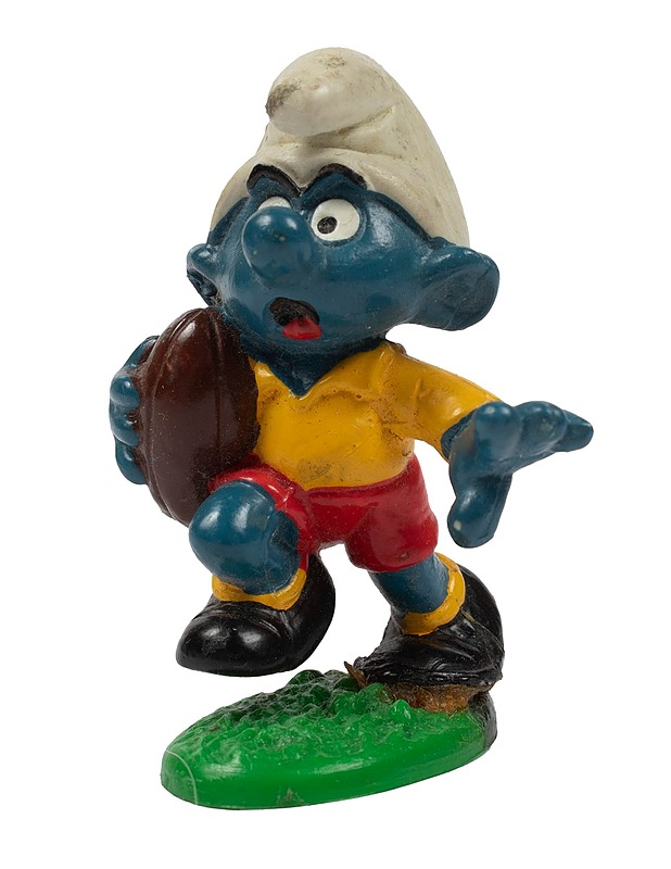 SCHLEICH / PEYO 20065 Rugbysmurffi figuuri - Lasten lelut - 10105372289 - 0