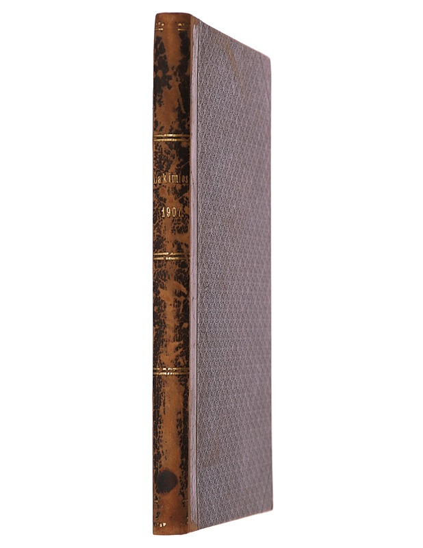 Lakimies suomalaisen lakimiesten yhdistyksen julkaisema kahdeksas vuosikerta 1907 - Historiakirjat - 10105372477 - 0