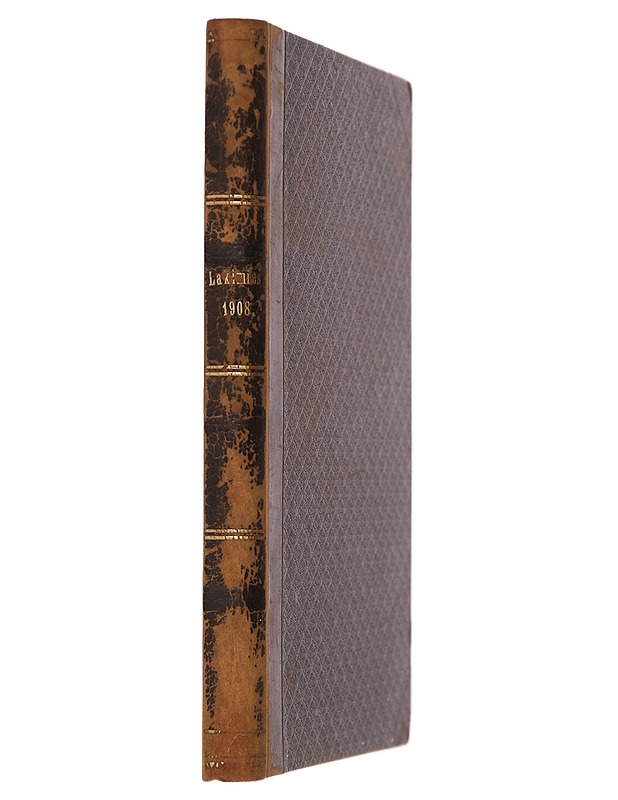 Lakimies suomalaisen lakimiesten yhdistyksen julkaisema kahdeksas vuosikerta 1908 - Historiakirjat - 10105372486 - 0