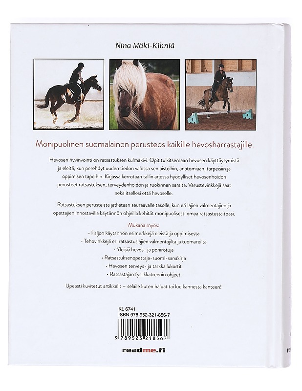 Hevonen : suuri ratsastuskirja - Nina Mäki-Kihniä - Tietokirjat ja oppaat - 10105372489 - 1