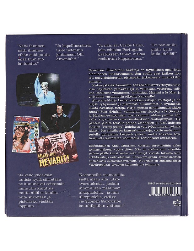 Euroviisut : kisastudion käsikirja - Anna Muurinen - Harrastekirjat - 10105372501 - 1