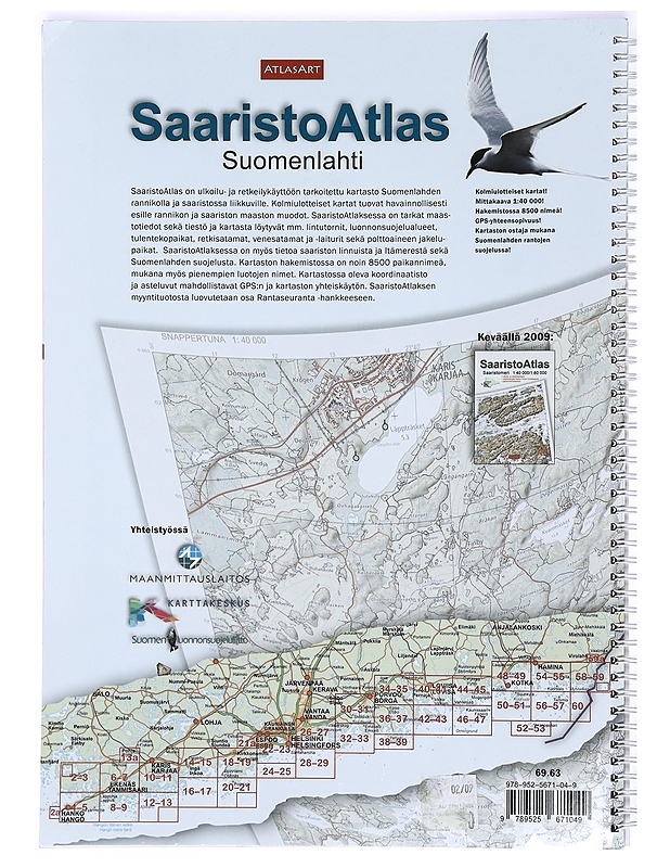 Saaristoatlas : Suomenlahti 1:40000 - Martimo, Pentti - Tietokirjat ja oppaat - 10105372566 - 1