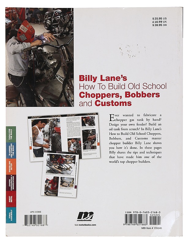 Billy Lane's how to build old school choppers, bobbers, and customs - Billy Lane - Tietokirjat ja oppaat - 10105372644 - 1