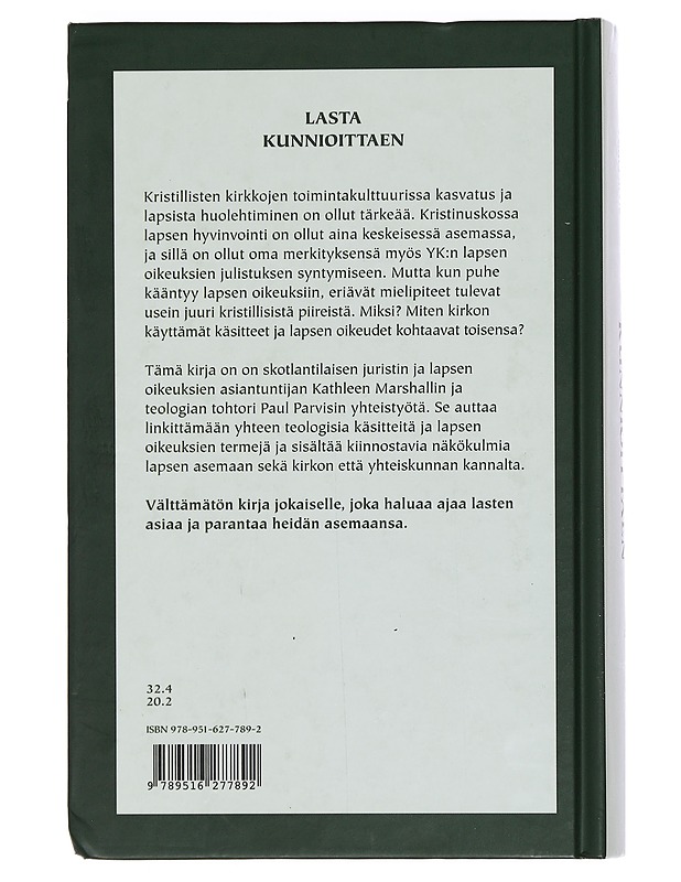 Lasta kunnioittaen - Marshall, Kathleen - Tietokirjat ja oppaat - 10105372670 - 1