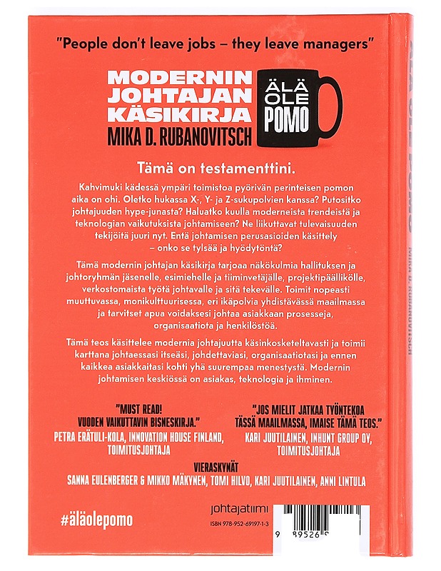 Modernin johtajan käsikirja : älä ole pomo - Mika D. Rubanovitsch - Tietokirjat ja oppaat - 10105372842 - 1