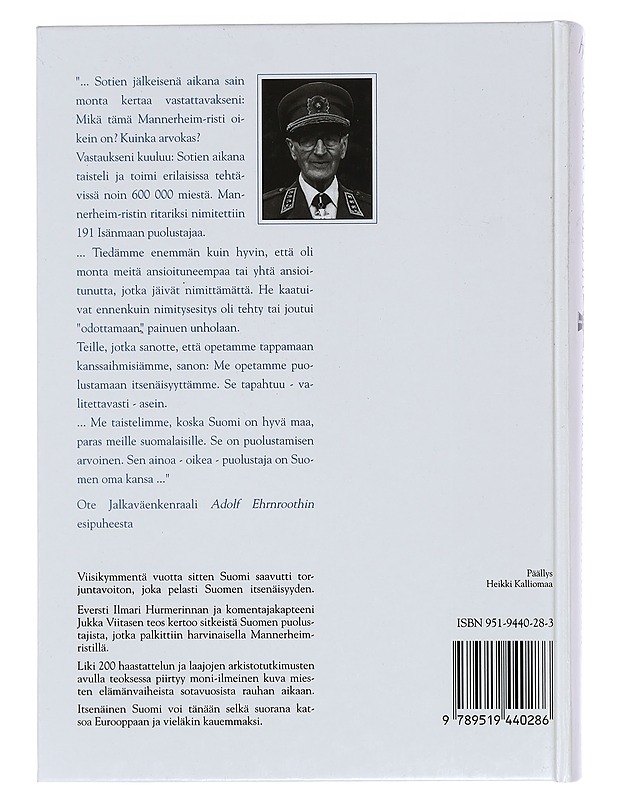 Suomen puolesta : Mannerheim-ristin ritarit 1941-1945 - Hurmerinta, Ilmari - Elämäkerrat ja muistelmat - 10105372879 - 1