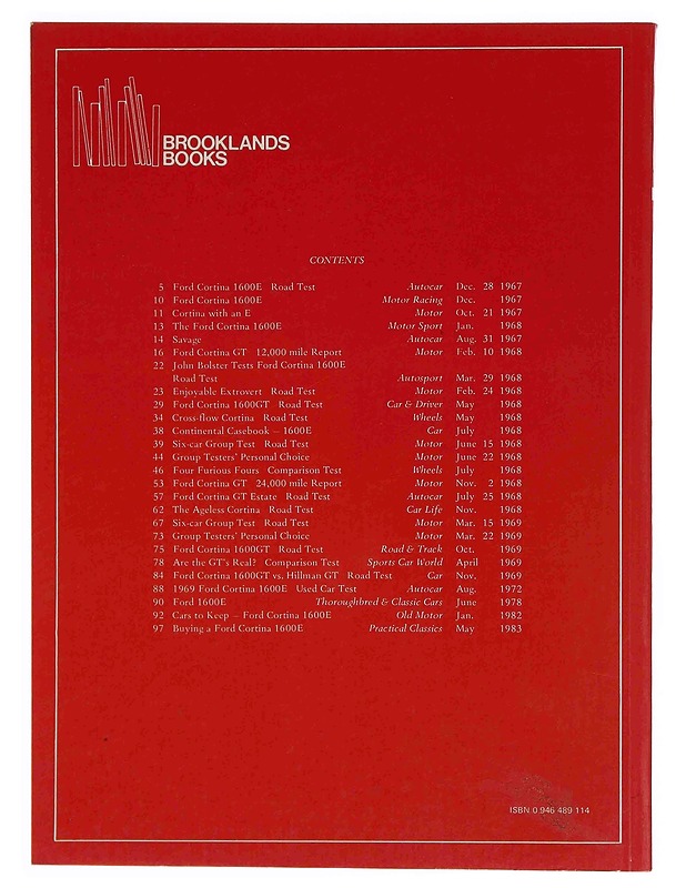 Cortina 1600E & GT 1967-1970 - R.M. Clarke - Tietokirjat ja oppaat - 10105373028 - 1