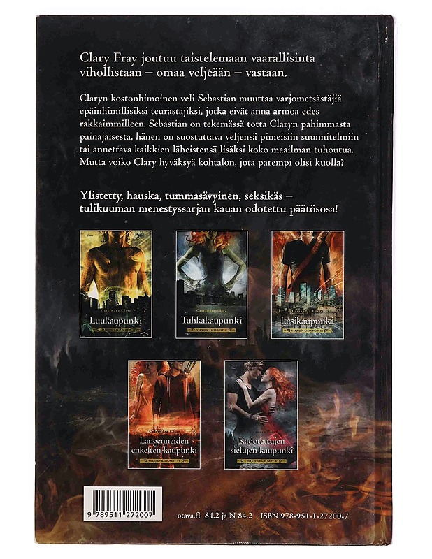 Varjojen kaupungit. VI, Taivaallisen tulen kaupunki - Clare, Cassandra - Fantasia- ja scifi - 10105373025 - 1