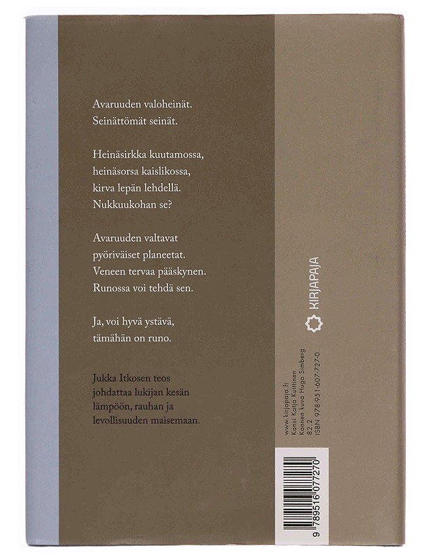 Laululinnun saarella - Jukka Itkonen - Runot ja näytelmät - 10105373046 - 1