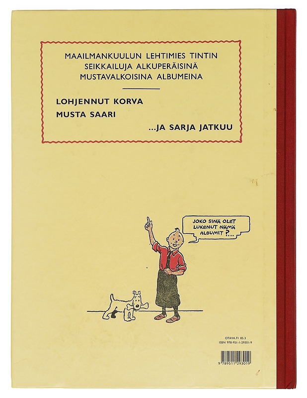 Lohjennut korva - Hergé - Sarjakuvat - 10105373129 - 1