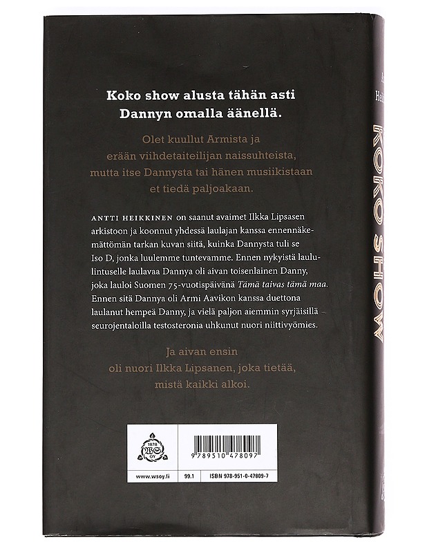 Danny : koko show - Antti Heikkinen - Elämäkerrat ja muistelmat - 10105373235 - 1