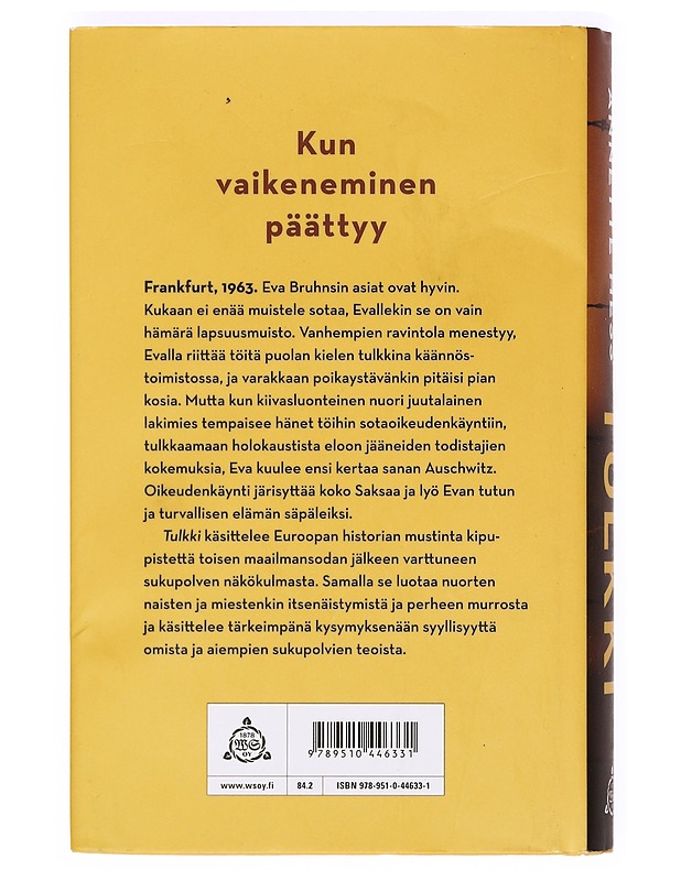 Tulkki - Hess, Annette - Romaanit ja novellit - 10105373273 - 1