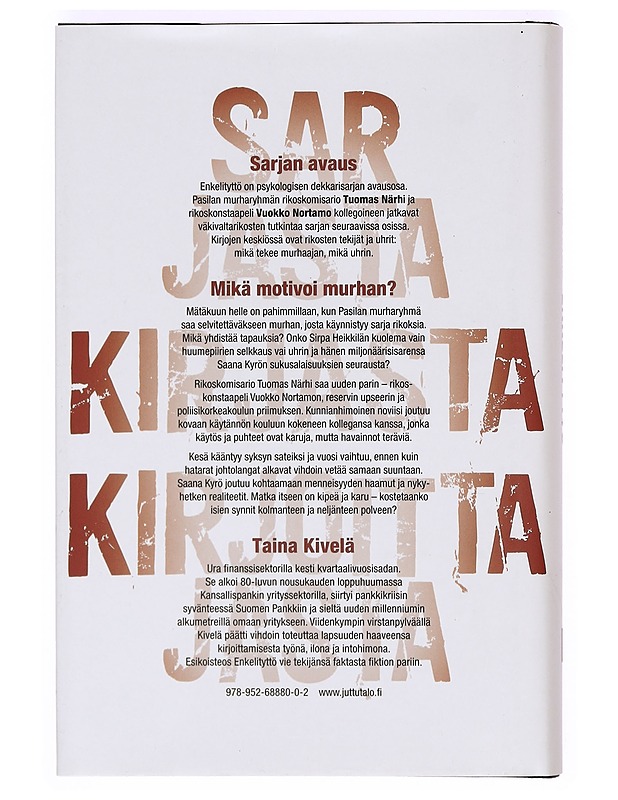 Enkelityttö : rikosromaani - Taina Kivelä - Jännitys ja dekkarit - 10105373286 - 1