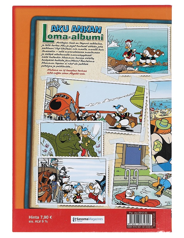 Aku Ankan loma-albumi. 1/2012, Kesällä kerran.. - Hurme, Jenni - Sarjakuvat - 10105373367 - 1