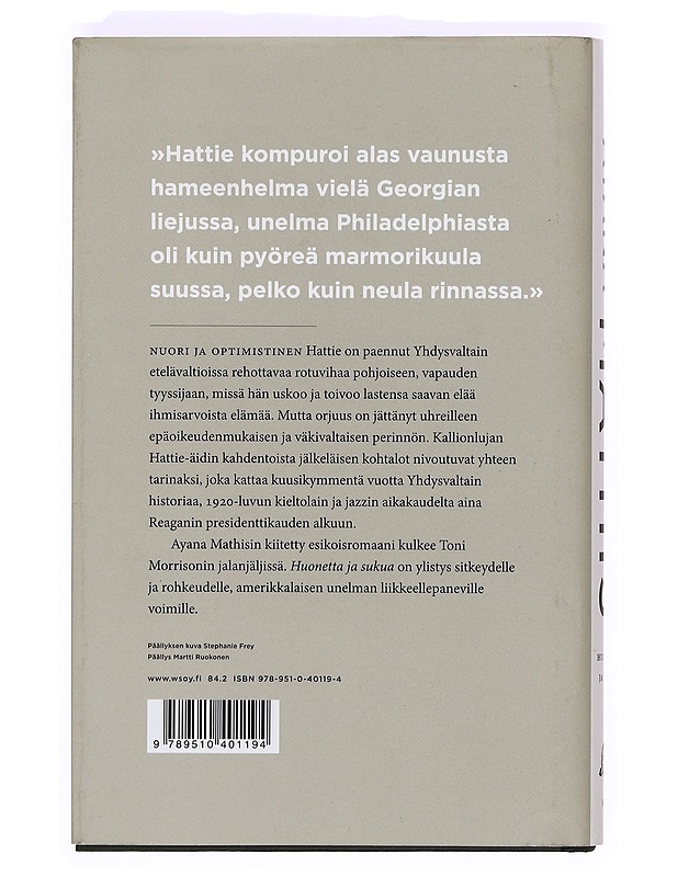 Huonetta ja sukua - Mathis, Ayana - Romaanit ja novellit - 10105373403 - 1