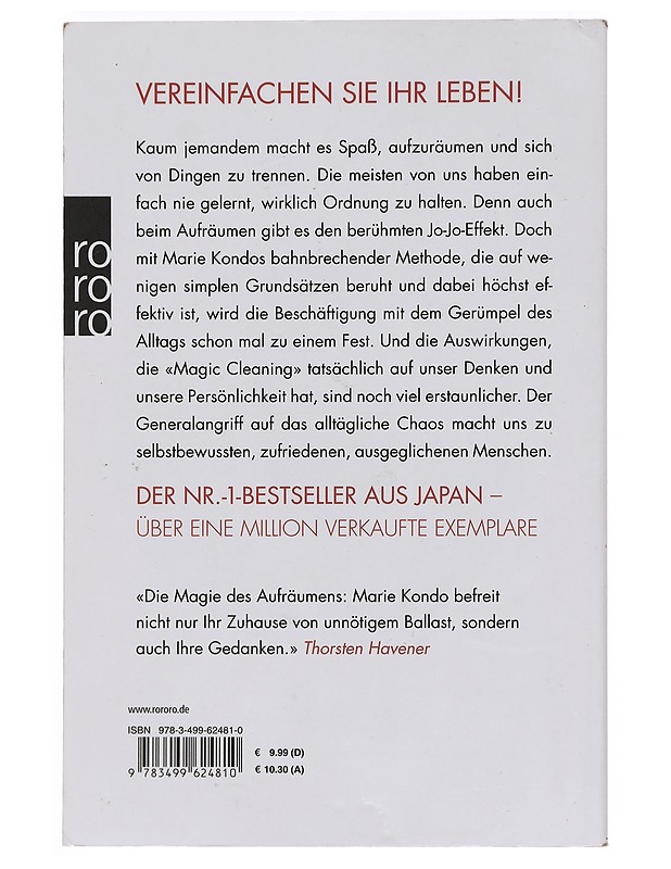 Magic Cleaning - Marie Kondo - Tietokirjat ja oppaat - 10105373427 - 1