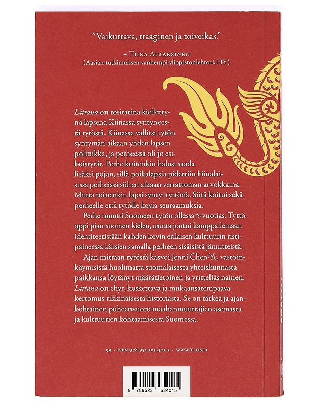 Littana : kielletyn lapsen tarina - Vaula Norrena - Elämäkerrat ja muistelmat - 10105373482 - 1