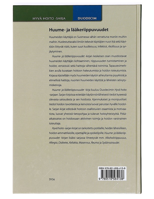 Huume- ja lääkeriippuvuudet - Seppä, Kaija - Historiakirjat - 10105373504 - 1