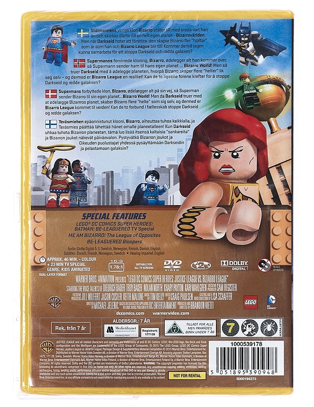 Justice League VS Bizarro League - DVD - DVD-elokuvat - 10105373657 - 1