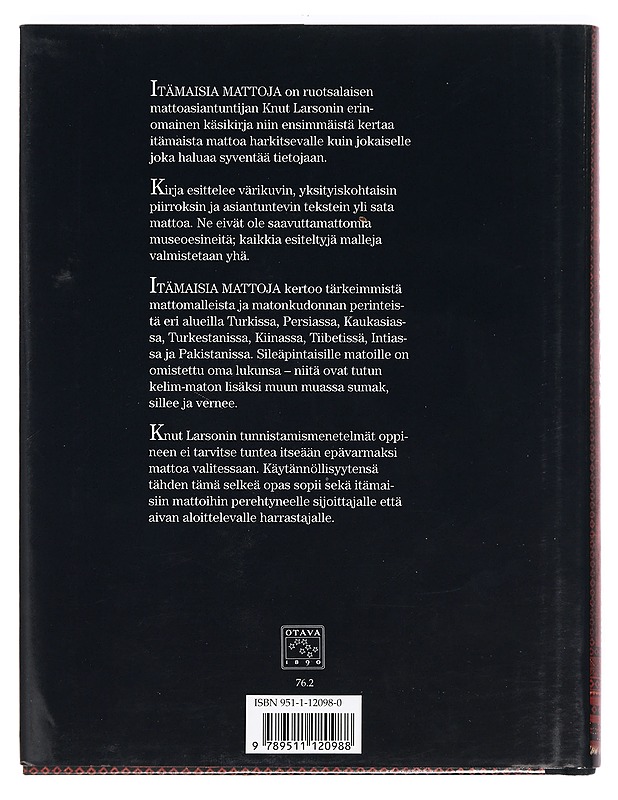 Itämaisia mattoja - Knut Larson - Harrastekirjat - 10105373716 - 1