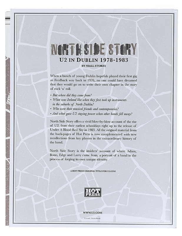 North Side Story: U2 in Dublin 1978-1983 - Stokes, Niall - Musiikki- ja elokuvakirjat - 10105373912 - 1