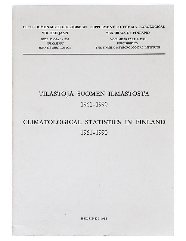 Tilastoja suomen ilmastosta - Heino Raino - Tietokirjat ja oppaat - 10105373984 - 0