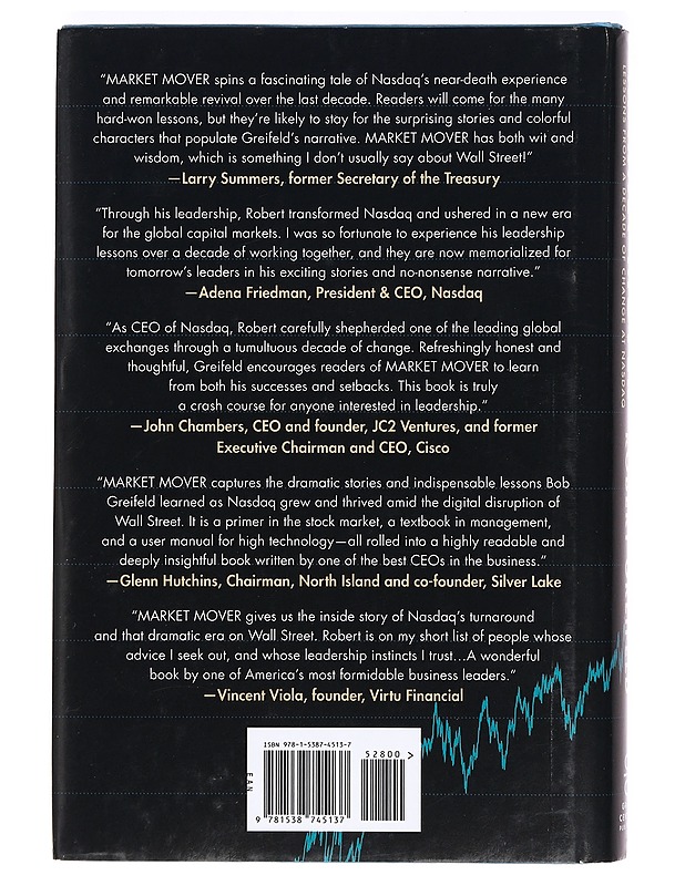 Market Mover: Lessons from a Decade of Change at Nasdaq - Robert Greifeld - Tietokirjat ja oppaat - 10105374217 - 1