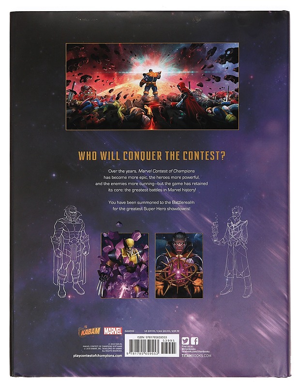 Marvel Contest of Champions: The Art of the Battlerealm - Davies, Paul - Tietokirjat ja oppaat - 10105374230 - 1