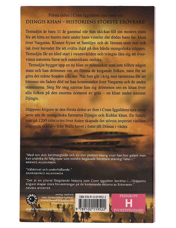 Stäppens krigare - Iggulden, Conn - Romaanit ja novellit - 10105374269 - 1