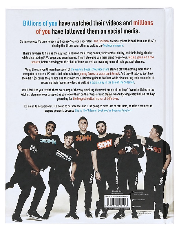 Sidemen : The book - Sidemen - Elämäkerrat ja muistelmat - 10105374440 - 1