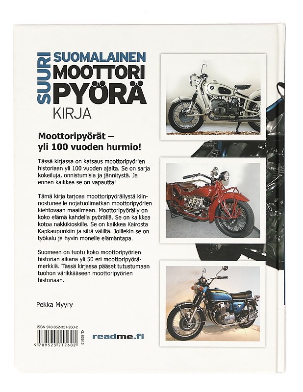Suuri suomalainen moottoripyöräkirja - Pekka Myyry - Tietokirjat ja oppaat - 10105374499 - 1