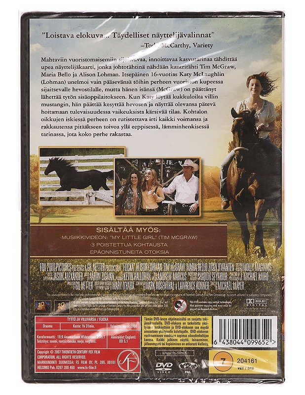 Tyttö Ja Villivarsa - DVD - DVD-elokuvat - 10105374523 - 1