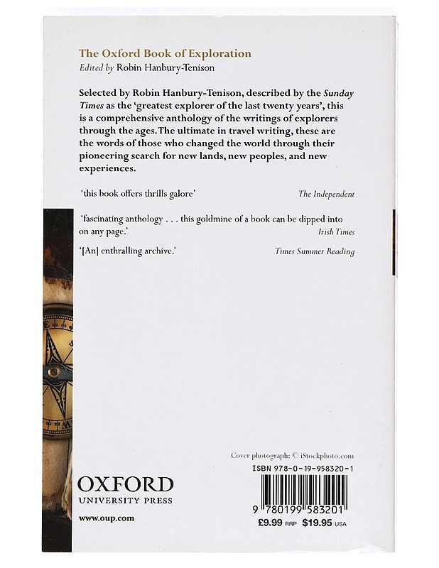 The Oxford Book of Exloration - Robin Hanbury-Tenison - Elämäkerrat ja muistelmat - 10105374532 - 1
