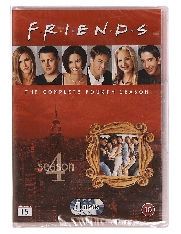 Friends: The complete fourth Season - DVD - DVD-elokuvat - 10105374535 - 0