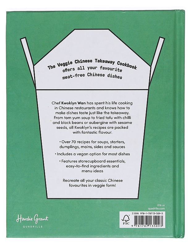 The veggie Chinese takeaway cookbook - Kwoklyn Wan - Ruokakirjat - 10105374533 - 1