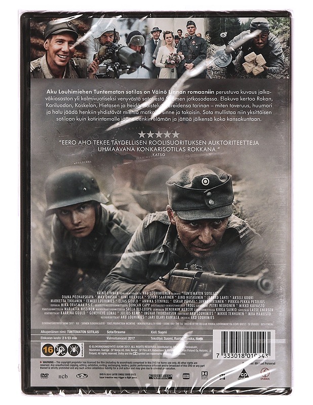 Tuntematon sotilas - DVD - DVD-elokuvat - 10105374558 - 1