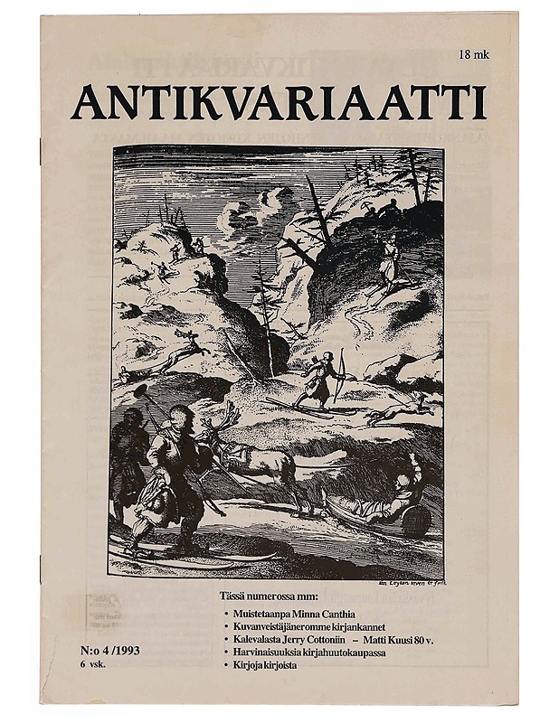 Antikvariaatti 4/1993 - Lehdet - 10105374585 - 0
