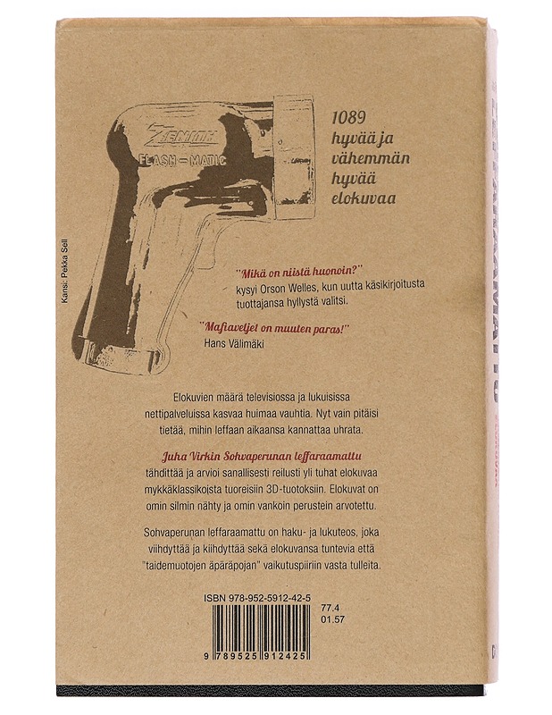 Sohvaperunan leffaraamattu - Juha Virkki - Tietokirjat ja oppaat - 10105374658 - 1