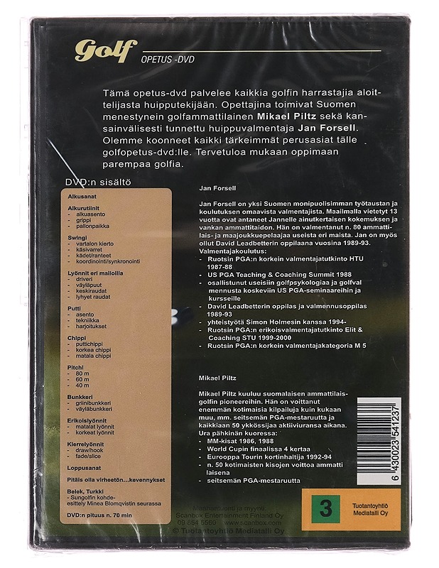 Golf opetus - DVD - DVD-elokuvat - 10105374710 - 1