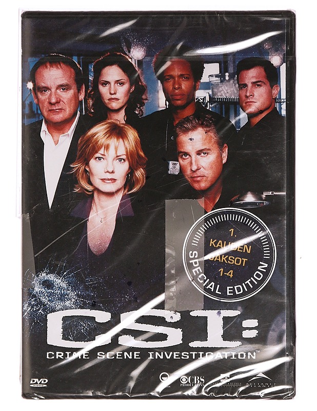 C.S.I: Kausi 1, Jaksot 1-4 -DVD - DVD-elokuvat - 10105374717 - 0