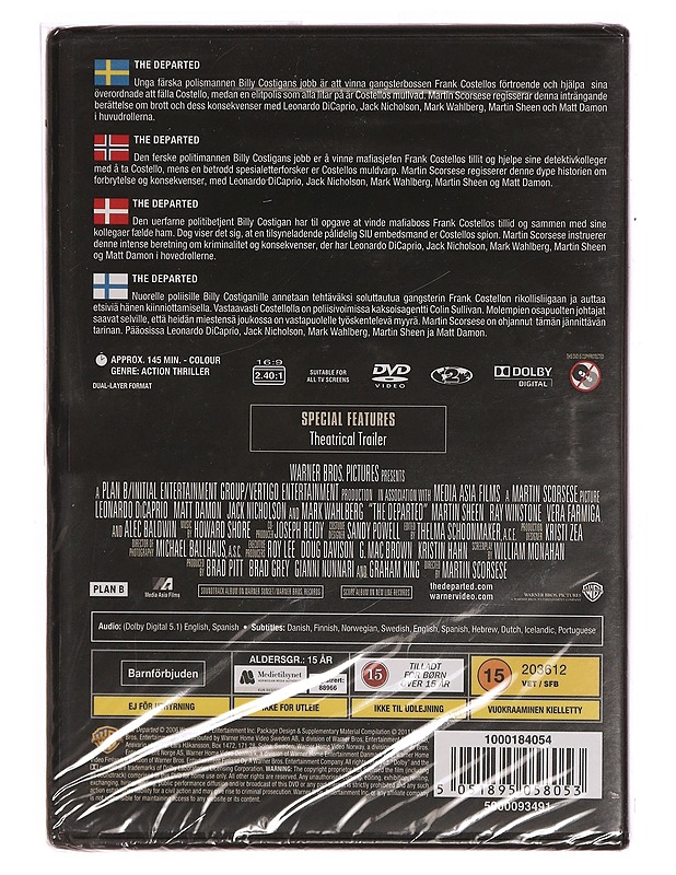 The Departed - DVD - DVD-elokuvat - 10105374731 - 1