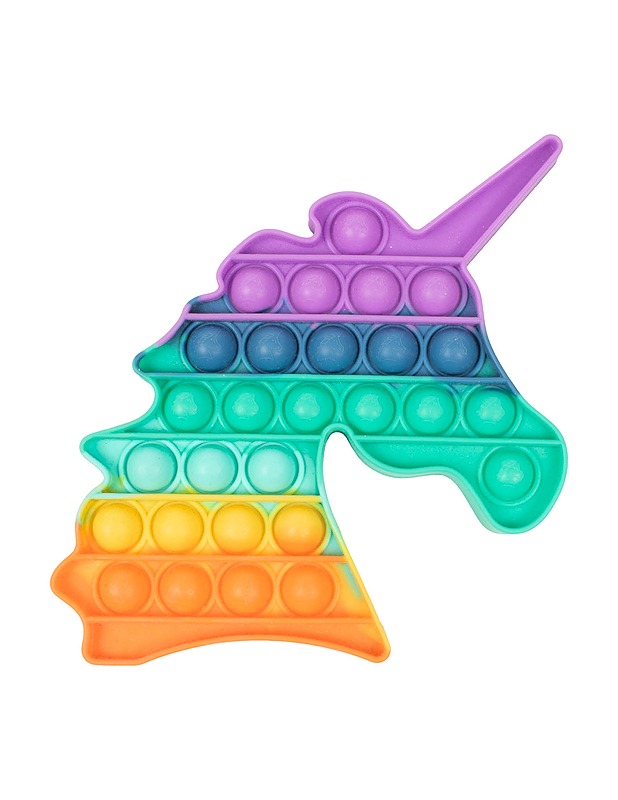 Pop it -lelu, minivärinen yksisarvinen - Lasten lelut - 10105374756 - 0