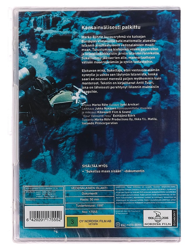 Vedenalainen Islanti - DVD - DVD-elokuvat - 10105374774 - 1