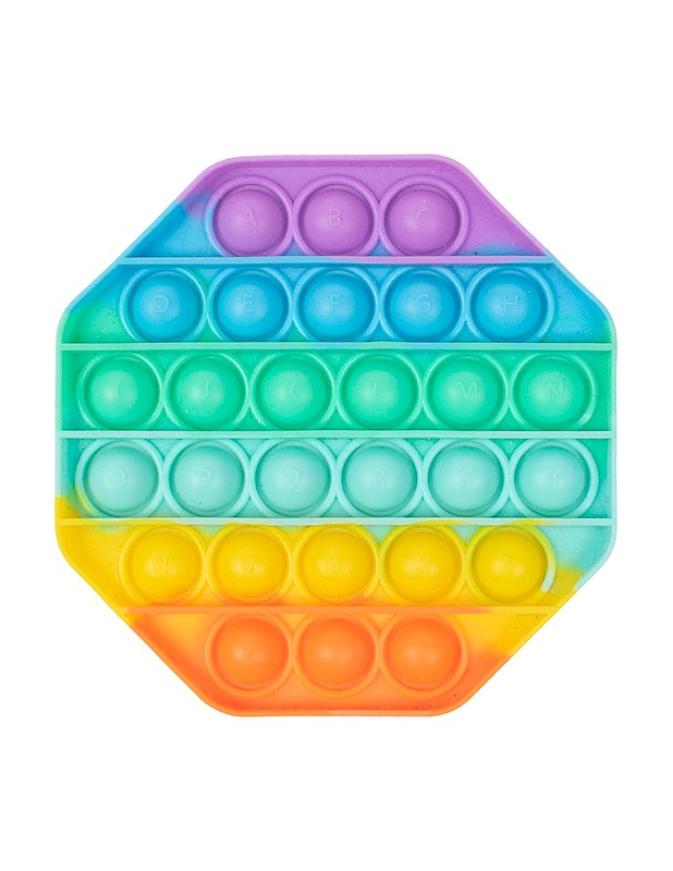 Pop it - lelu, monivärinen oktagoni - Lasten lelut - 10105374776 - 0