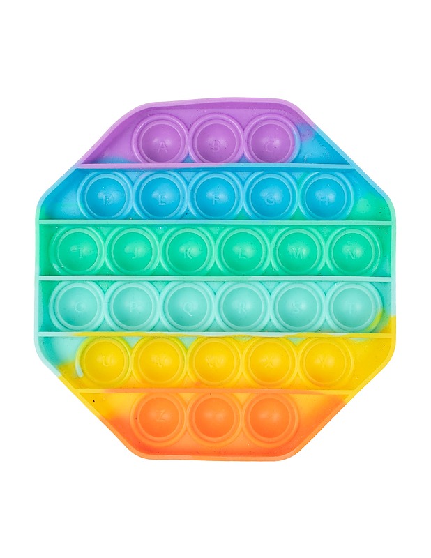 Pop it - lelu, monivärinen oktagoni - Lasten lelut - 10105374776 - 1