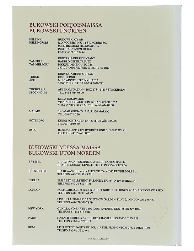 Kansainvälinen Keväthuutokauppa 26.4.1998 - Tietokirjat ja oppaat - 10105374865 - 1