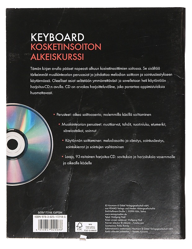 Keyboard : kosketinsoiton alkeiskurssi - Flödl, Wolfgang - Tietokirjat ja oppaat - 10105374936 - 1