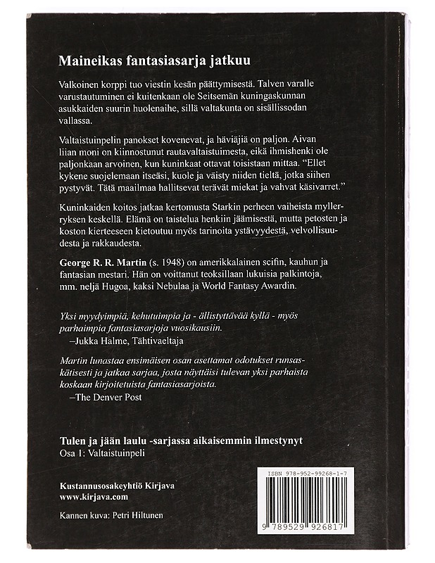 Kuninkaiden koitos - Martin, George R. R. - Fantasia- ja scifi - 10105375156 - 1