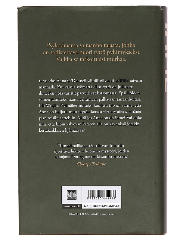 Ihme - Donoghue, Emma - Romaanit ja novellit - 10105375453 - 1